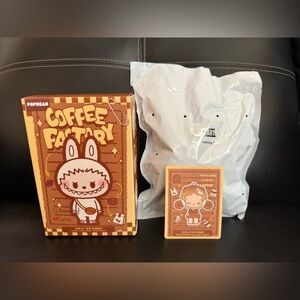 POP MART Popbean Coffee Factory Series Plush Pendant Confirmed Box